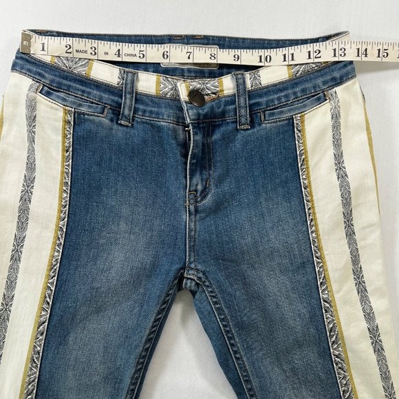 Free People Danica Flare Bell Bottom Jeans Size 25 - Picture 9 of 13